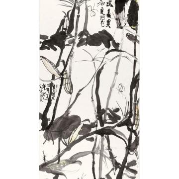 闫新生国画花鸟秋收字画之家