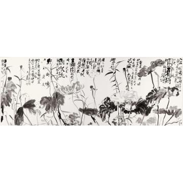 闫新生国画花鸟野荷塘字画之家