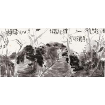 闫新生国画花鸟玉米地字画之家