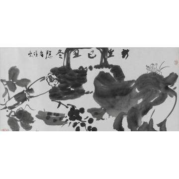 闫新生国画花鸟隐者佳味字画之家