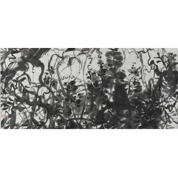 闫新生国画花鸟紫藤字画之家
