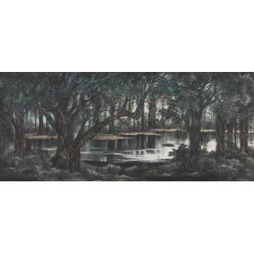 王焕波国画山水清凉世界字画之家