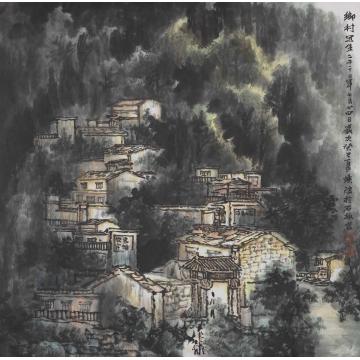 王焕波国画山水乡村写生字画之家