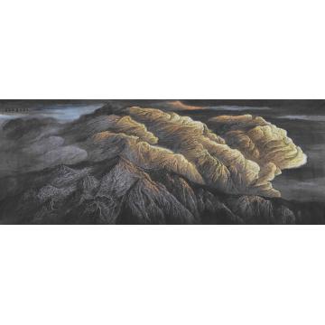 王焕波国画山水天东金霞字画之家