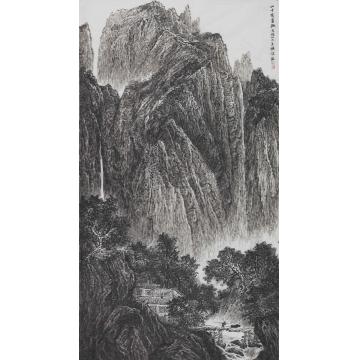 王焕波国画山水山中真趣字画之家