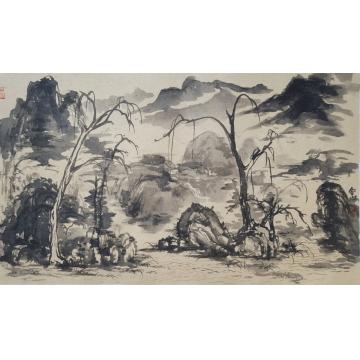 孙天举国画山水无题字画之家