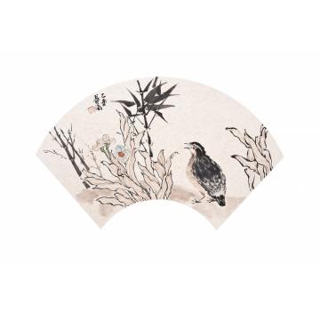 郭艺涵国画花鸟鹌鹑图字画之家
