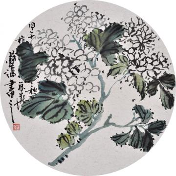 郭艺涵国画花鸟乱花渐欲迷人眼字画之家
