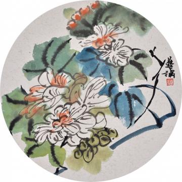 郭艺涵国画花鸟春花烂漫字画之家