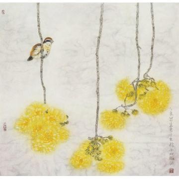 涂国喜国画花鸟又见弯子木字画之家