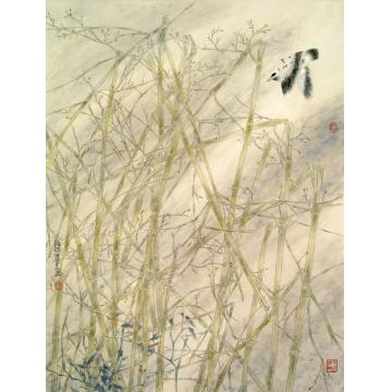 涂国喜国画花鸟家园系列之--冬字画之家