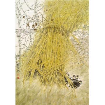 涂国喜国画花鸟家园系列之--秋字画之家