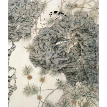 涂国喜国画花鸟晓风含露字画之家