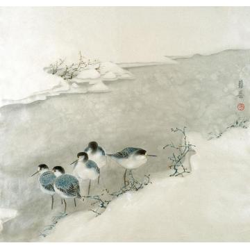 涂国喜国画花鸟家园之忆—河上风字画之家