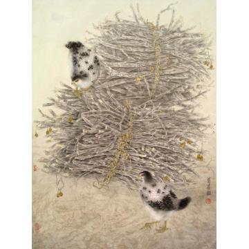 涂国喜国画花鸟家园之忆字画之家