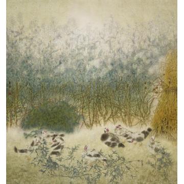 涂国喜国画花鸟暖阳字画之家