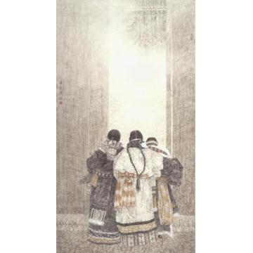 涂国喜国画人物古镇记忆字画之家