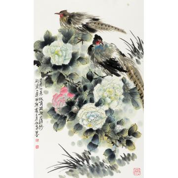 黄如森国画花鸟十一月 茶花字画之家