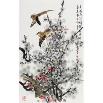 黄如森国画花鸟一月 梅花字画之家