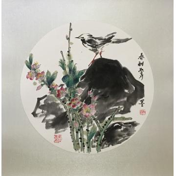 黄如森国画花鸟春酣字画之家