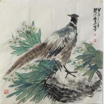 黄如森国画花鸟水仙字画之家