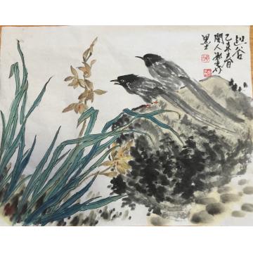 黄如森国画花鸟幽谷字画之家