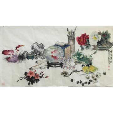 黄如森国画花鸟清供图字画之家