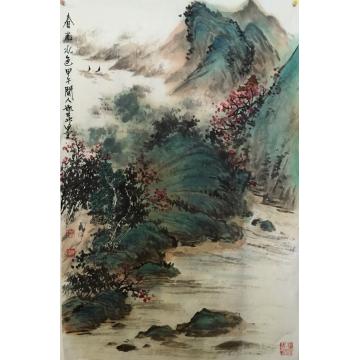 黄如森国画山水春光水色字画之家