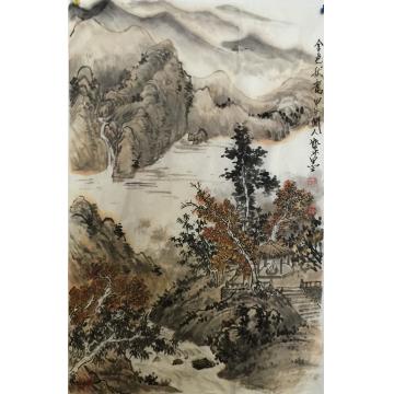 黄如森国画山水金色秋韵字画之家