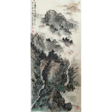 黄如森国画山水山高水长字画之家