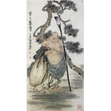 黄如森国画人物皆大欢喜字画之家