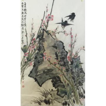 黄如森国画花鸟桃花字画之家