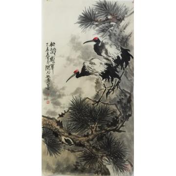 黄如森国画花鸟鹤舞千秋字画之家