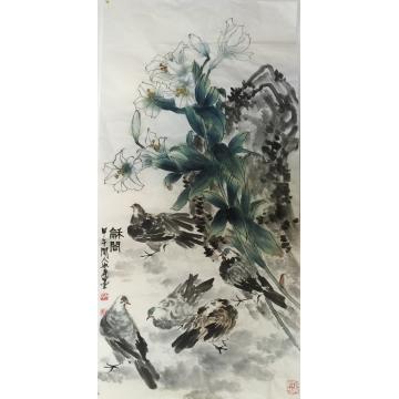 黄如森国画花鸟秋问字画之家