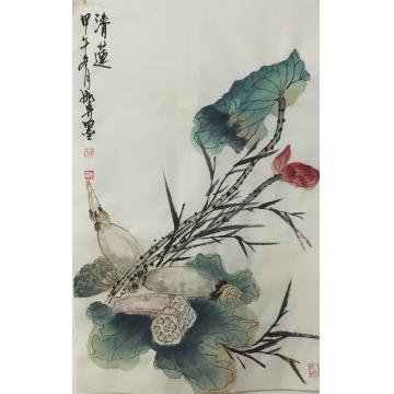 黄如森国画花鸟清莲字画之家