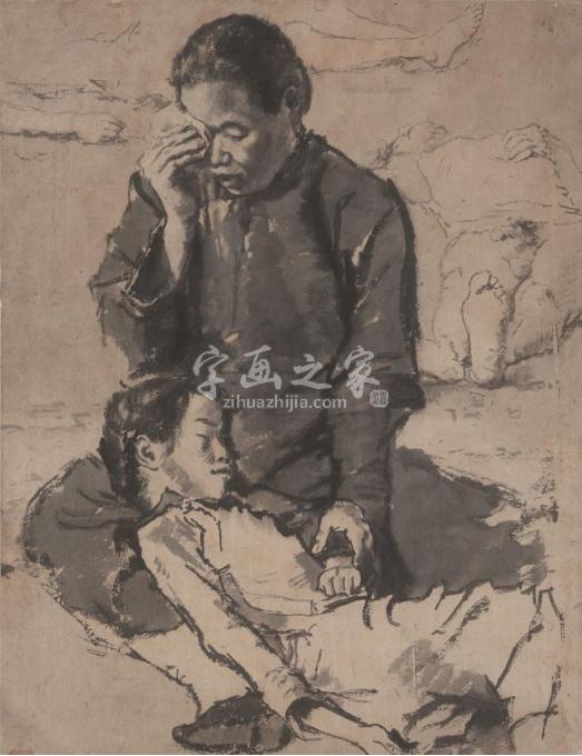 国画家蒋兆和字画之家