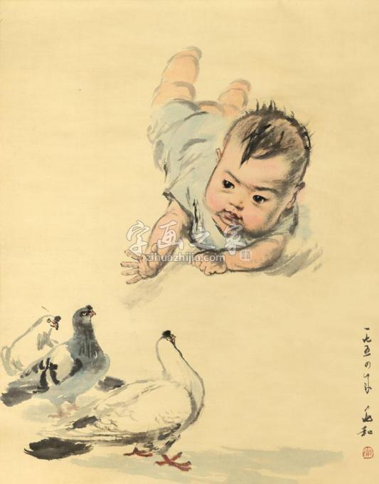 国画家蒋兆和字画之家