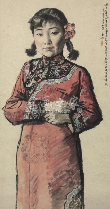 国画家蒋兆和字画之家