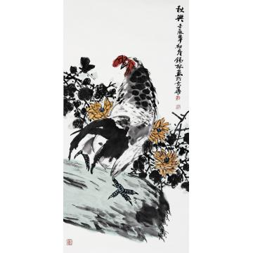 潘锡林国画花鸟秋兴字画之家