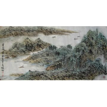 潘锡林国画山水青山依旧字画之家