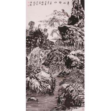 潘锡林国画山水苍山野水字画之家