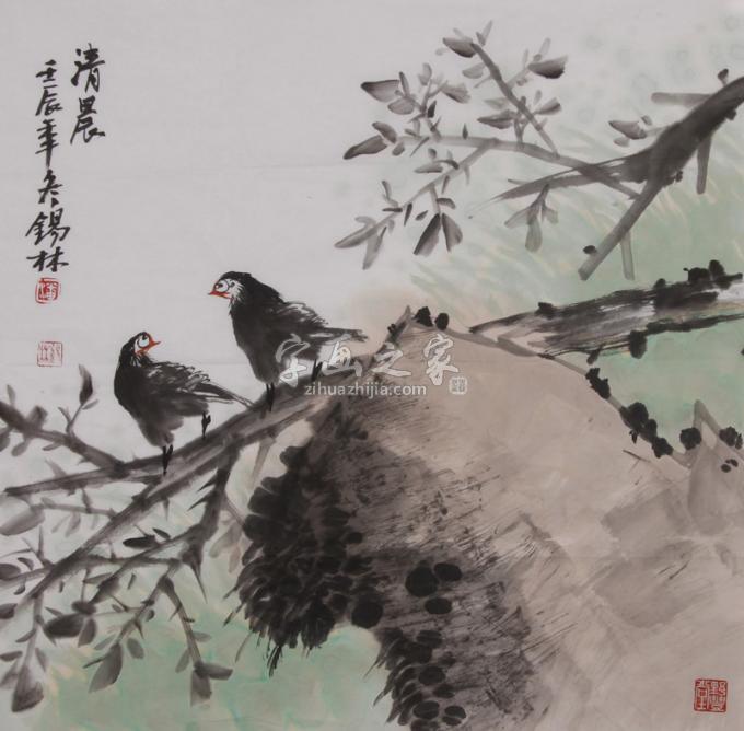 国画家潘锡林字画之家