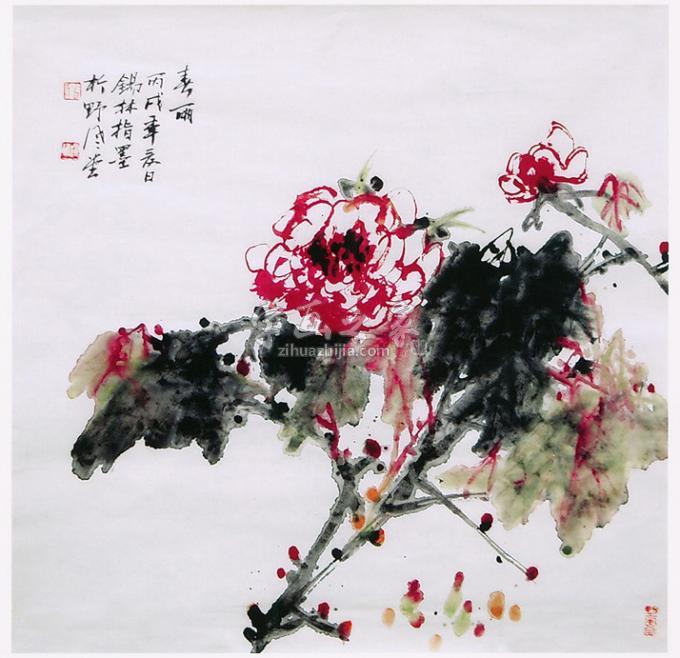 国画家潘锡林字画之家