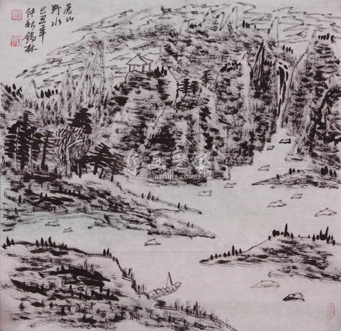 国画家潘锡林字画之家