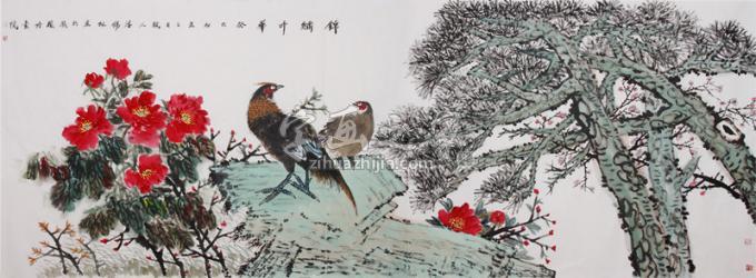 国画家潘锡林字画之家