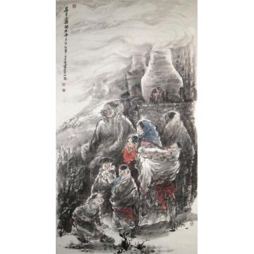 李秀峰国画人物蕃吉玉疆郎木寺字画之家