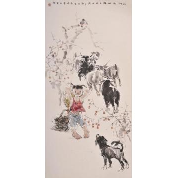 李秀峰国画动物我们的田野字画之家