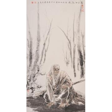 李秀峰国画人物歌手的沉寂字画之家