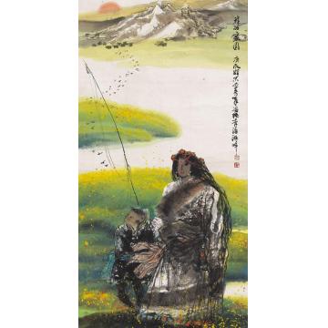 李秀峰国画人物我的家园字画之家