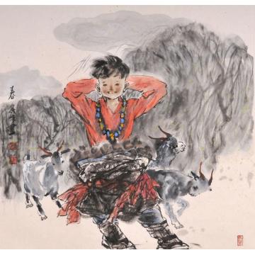 李秀峰国画人物春字画之家
